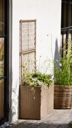 Jardinière TRANA L30xL83xH130 Naturel -Meubles Reduction Magasin 194472