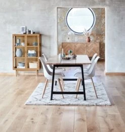 Royal Oak Vitrine LANGELINIE 2 Portes Chêne -Meubles Reduction Magasin 198645