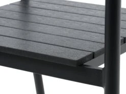 Chaise Empilable PADHOLM Noir -Meubles Reduction Magasin 199231