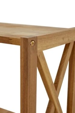 Royal Oak Étagère JANNERUP étroit 4 Tablettes Chêne -Meubles Reduction Magasin 200188