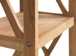 Royal Oak Etagère JANNERUP étroit 5 Tablettes Chêne -Meubles Reduction Magasin 200189