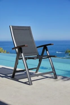 Chaise Inclinable LIMHAMN Gris -Meubles Reduction Magasin 201307