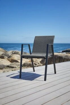 Chaise Empilable DOVERODDE Gris -Meubles Reduction Magasin 201317