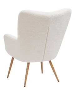 Fauteuil HUNDESTED Blanc Cassé -Meubles Reduction Magasin 201614