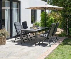 Chaise Inclinable UGLEV Gris -Meubles Reduction Magasin 201830