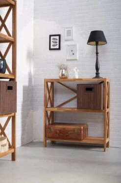 Royal Oak Etagère JANNERUP Large 3 Tablettes Chêne -Meubles Reduction Magasin 202477