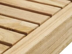 Table De Jardin EBBESKOV L90xL196 Teck -Meubles Reduction Magasin 203505