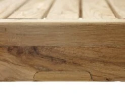 Table De Jardin EBBESKOV L90xL196 Teck -Meubles Reduction Magasin 205005