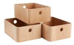 Panier VITUS L30xL23xH12cm Naturel -Meubles Reduction Magasin 212256