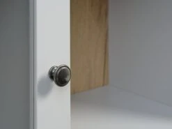 Partie Supérieure MARKSKEL 2 Portes Coloris Gris Clair/chêne -Meubles Reduction Magasin 212531