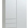 Armoire LIMFJORDEN 120x200 Combi Blanc -Meubles Reduction Magasin 213408