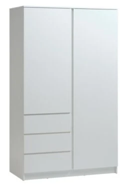 Armoire LIMFJORDEN 120x200 Combi Blanc