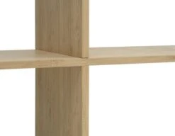 Étagère Murale KVISSEL 3 Tablettes Bambou -Meubles Reduction Magasin 213456