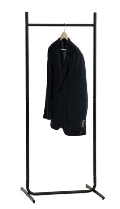 Portant TORNBY Noir -Meubles Reduction Magasin 213459