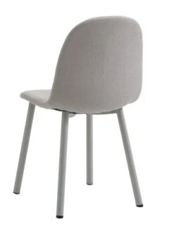 Chaise EJSTRUP Tissu Beige/acier -Meubles Reduction Magasin 213498