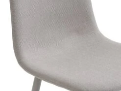 Chaise EJSTRUP Tissu Beige/acier -Meubles Reduction Magasin 213501