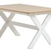 Table VISLINGE 90x150 Naturel/blanc -Meubles Reduction Magasin 213616