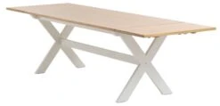 Table VISLINGE 90x190 Naturel/blanc -Meubles Reduction Magasin 213636 1