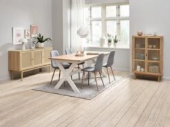 Rallonge VISLINGE 90x45 Naturel -Meubles Reduction Magasin 213734