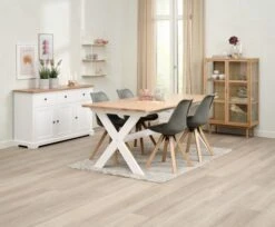 Rallonge VISLINGE 90x45 Naturel -Meubles Reduction Magasin 213799 1