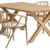 GRIBSKOV L180 Table Chêne + 4 ARNBORG Chaises Chêne