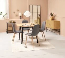 Buffet HEMDRUP 2 Portes Chêne -Meubles Reduction Magasin 214359 1