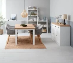 Bibliothèque HERNING 3 Tablettes Blanc -Meubles Reduction Magasin 214428 1