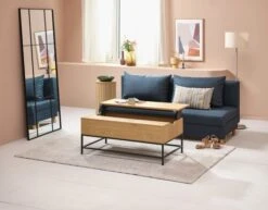 Table Basse AABENRAA L110 Plateau Rel./rangement Coloris Ch. -Meubles Reduction Magasin 214541 1