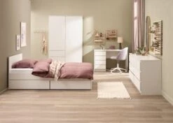 Commode 3+3 Tiroirs LIMFJORDEN Blanc -Meubles Reduction Magasin 214575 2