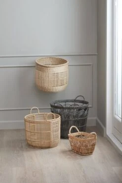 Panier EGGERT Ø35xH30cm Naturel -Meubles Reduction Magasin 215333 1