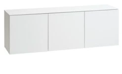 Buffet KORSVANG 3 Portes Blanc -Meubles Reduction Magasin 215367