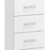 Commode 5 Tiroirs étroits TAPDRUP Blanc
