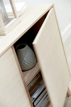 Royal Oak Buffet KALBY 2 Portes Chêne Clair -Meubles Reduction Magasin 76978