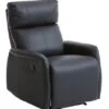 Fauteuil Inclinable VEJEN Noir -Meubles Reduction Magasin 86066