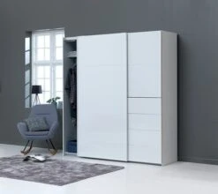 Fauteuil à Bascule NEBEL Bleu Clair -Meubles Reduction Magasin 89345