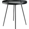 Table D'appoint IDRE Ø45xH52 Noir -Meubles Reduction Magasin 95672